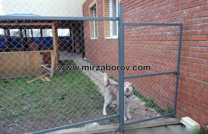 № 7003 Забор из сетки рабицы в г. Томск