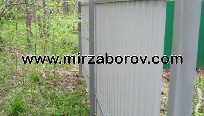 №10013 Забор в п. Апрель г. Томск