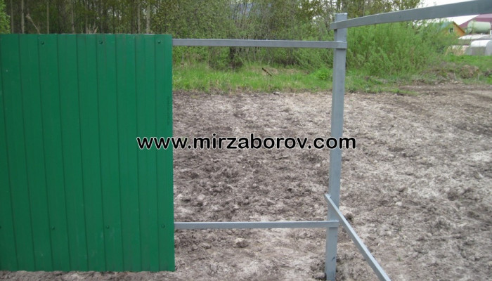 №10013 Забор в п. Апрель г. Томск